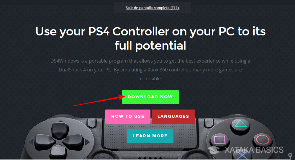 ps4 controller driver download windows 10