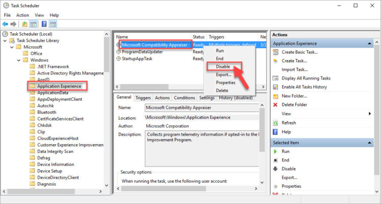 microsoft compatibility telemetry windows 10 home high disk usage