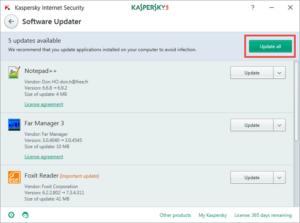 Kaspersky Software Updater