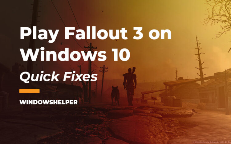 fallout 3 on windows 10