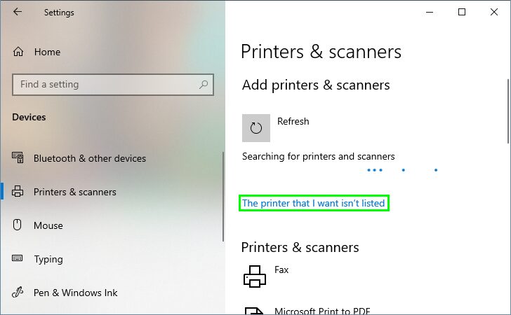 error printer