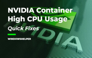 nvidia container high cpu usage