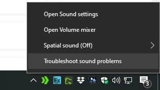 troubleshoot sounds problems