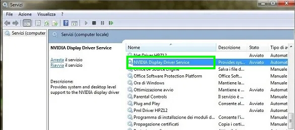 NVIDIA Display Driver Service
