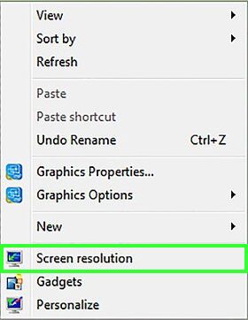 screen resolution windows 7
