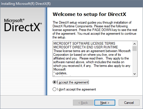 terms directx 9