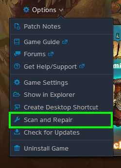 scan and repair battlenet