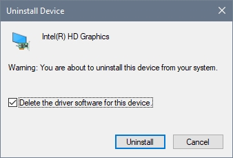 delete nvidia drivers windows 10