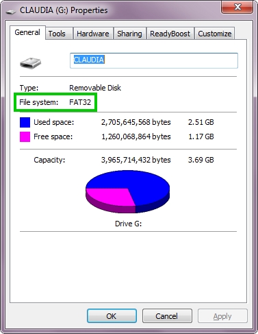 USB Filesystem