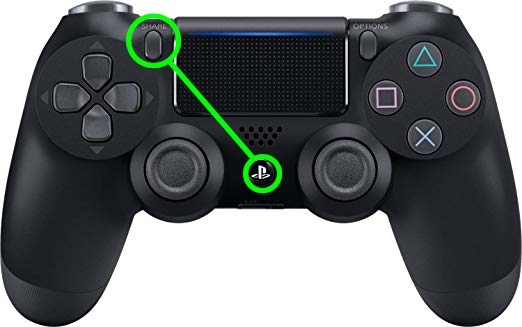ps and share button ps4 controller
