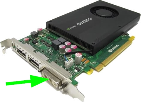 graphic card monitor connector
