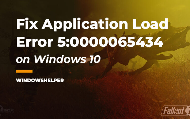 application load error 50000065434