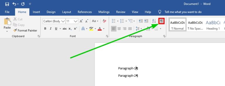  how to get rid of paragraph symbol in word windowshelper