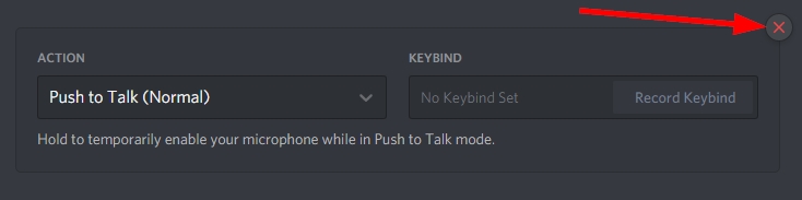 remove keybinds discord