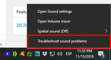 troubleshoot sound problems