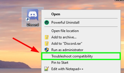 troubleshoot compatibility discord