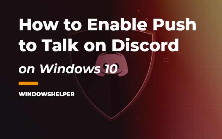 discord push to talk