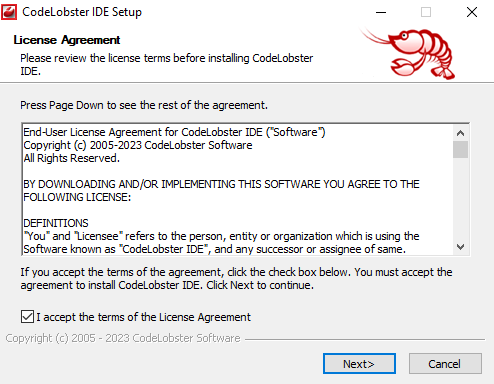 instal CodeLobster IDE Professional 2.4