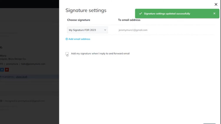 Try templates and signatures for branding - email signatures guide